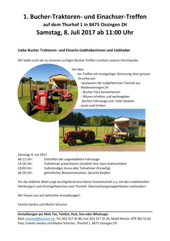 BUCHER-Treffen
