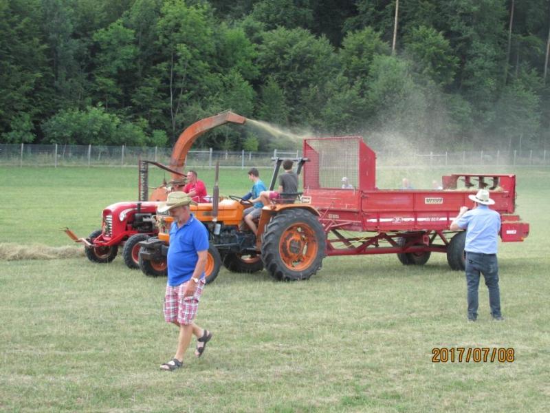 Traktor BUCHER D4000 mit Häcksler